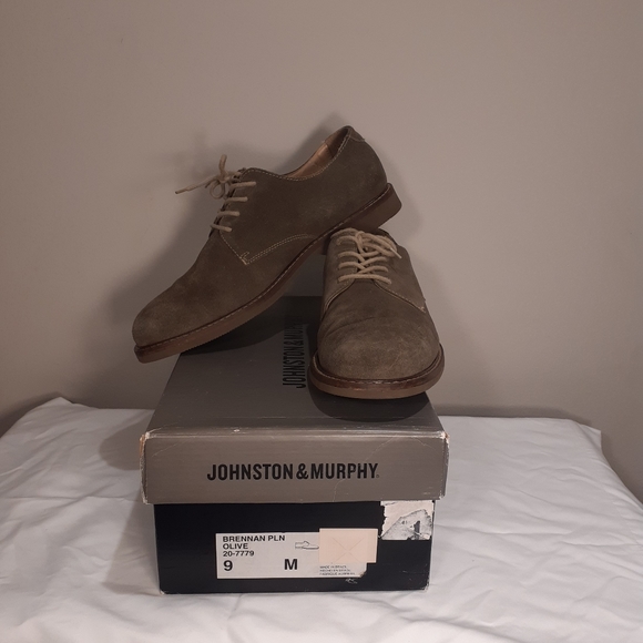 Johnston & Murphy Mens Suede Casual Shoes - Picture 2 of 3